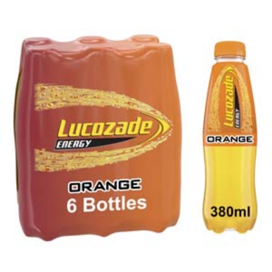 Picture of 380 Lucozade Orange Multi 6Pk x4 DRS